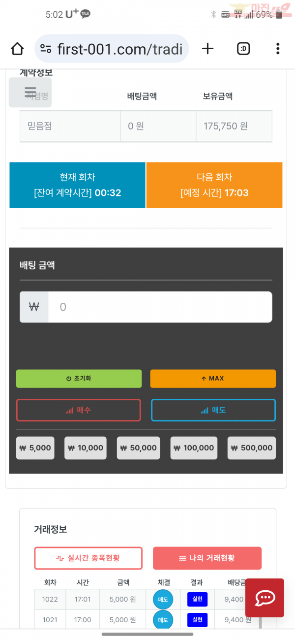 퍼스트믿음점수익인증