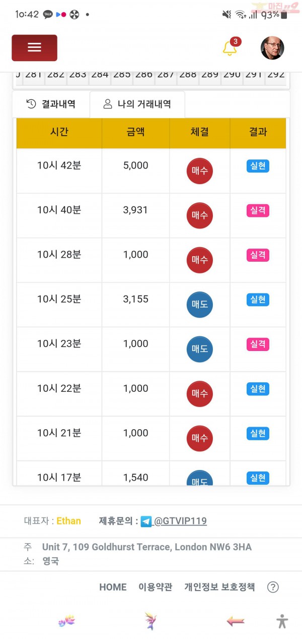 글로벌 일등점 수익인증