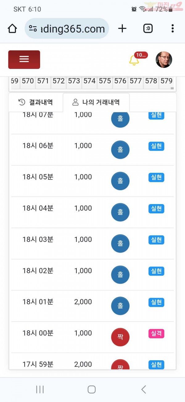 하이트레이딩 국대점 수익인증