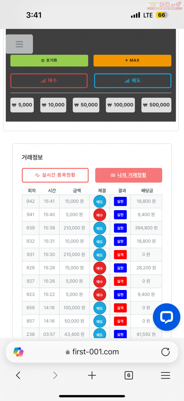 한국점 수익인증
