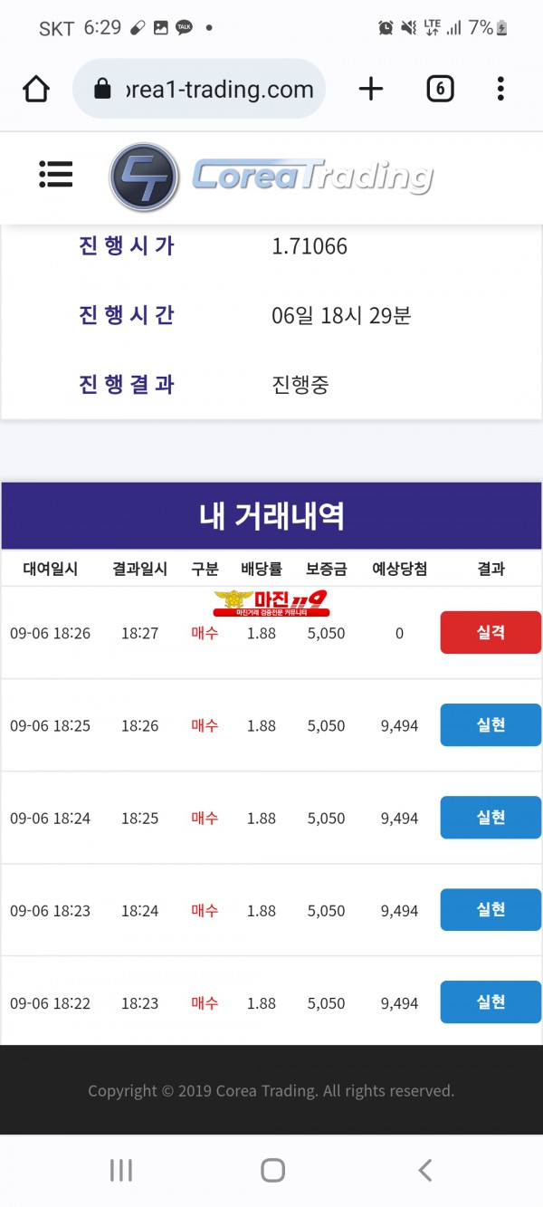 신뢰지사 수익