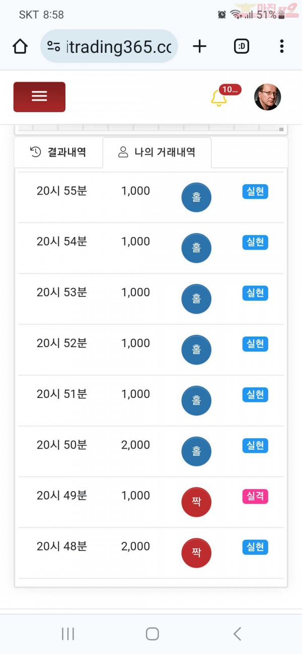 하이트레이딩 국대점 수익인증
