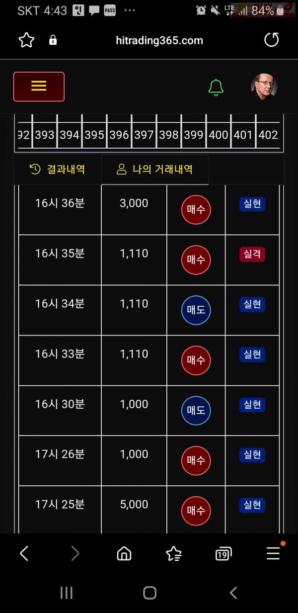 하이트레이딩 일등점 수익인증