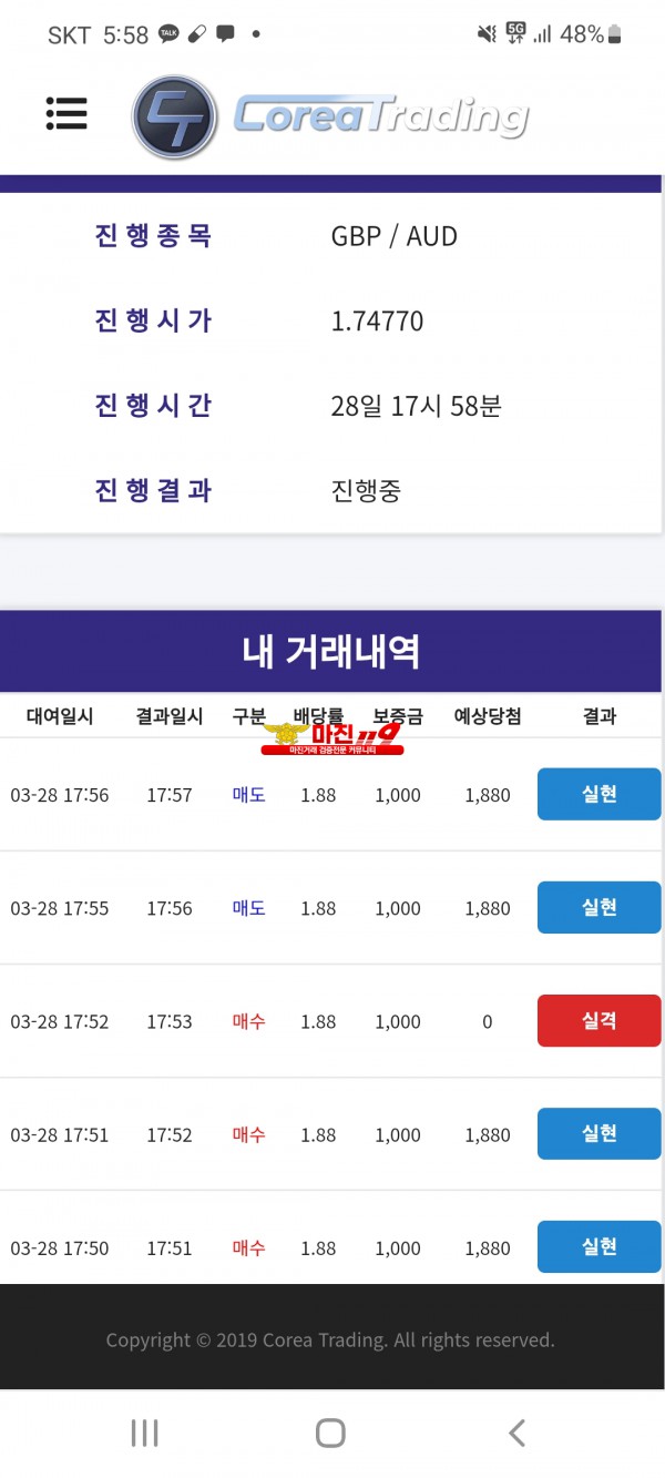 코리아 신뢰수익