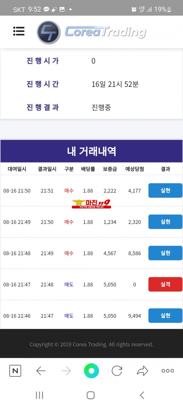 신뢰지사 수익후