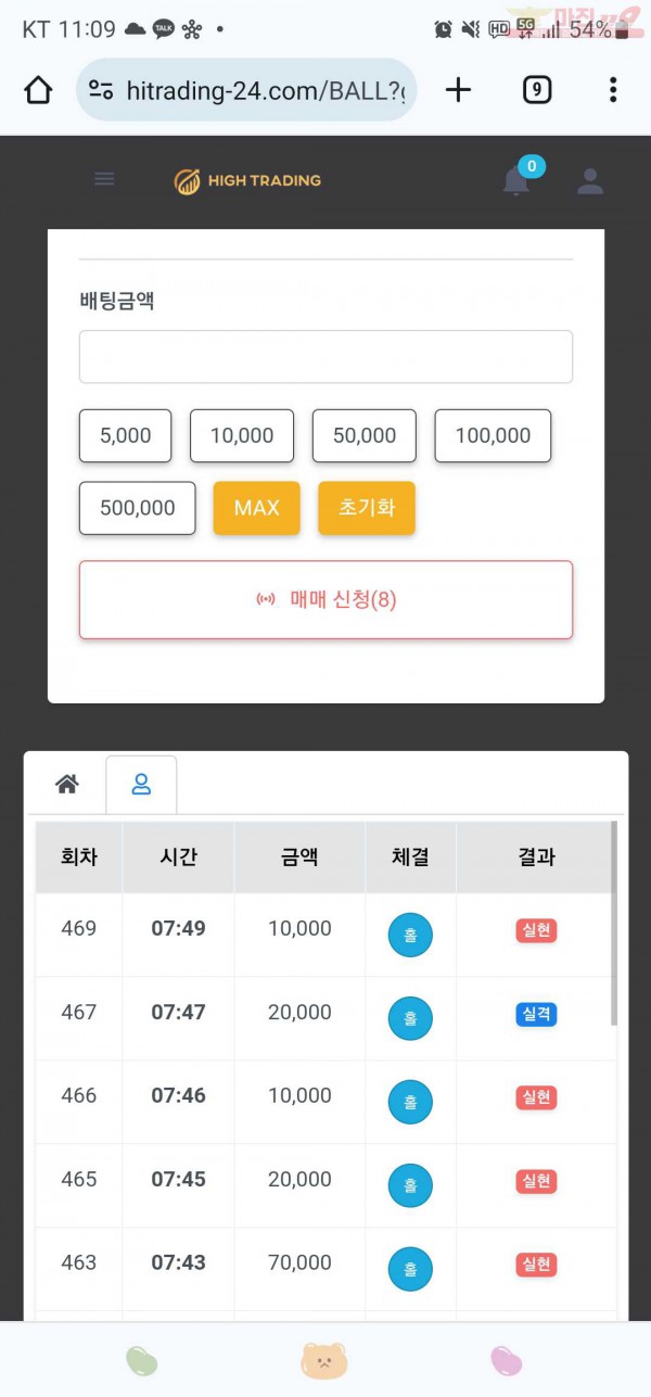 하이트레이딩777점히