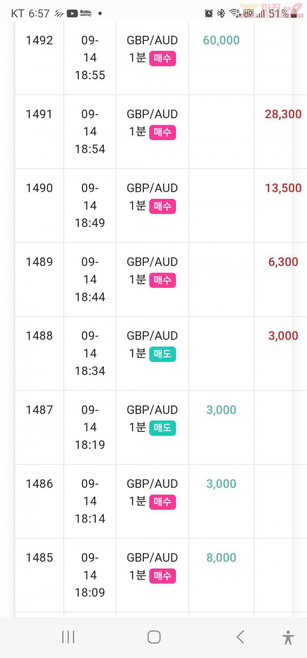 수익인증 페이백점
