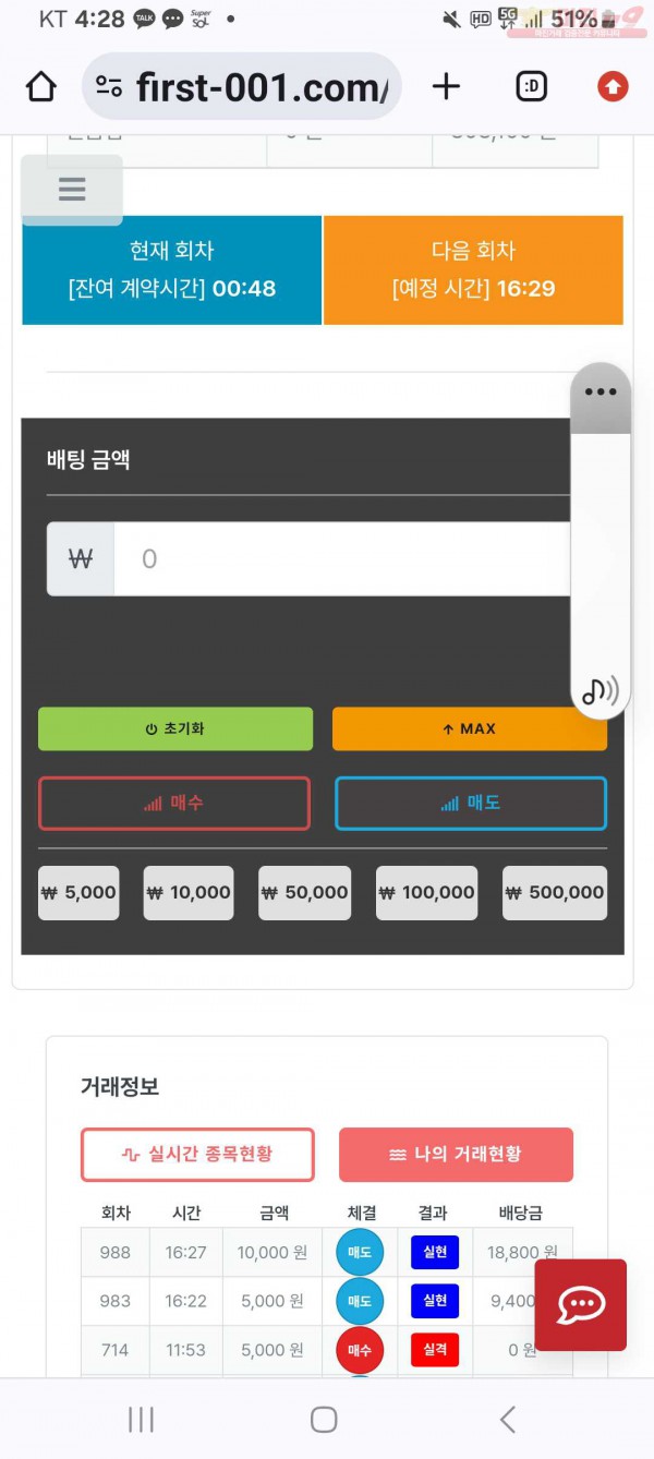 퍼스트 믿 음 수익 인증