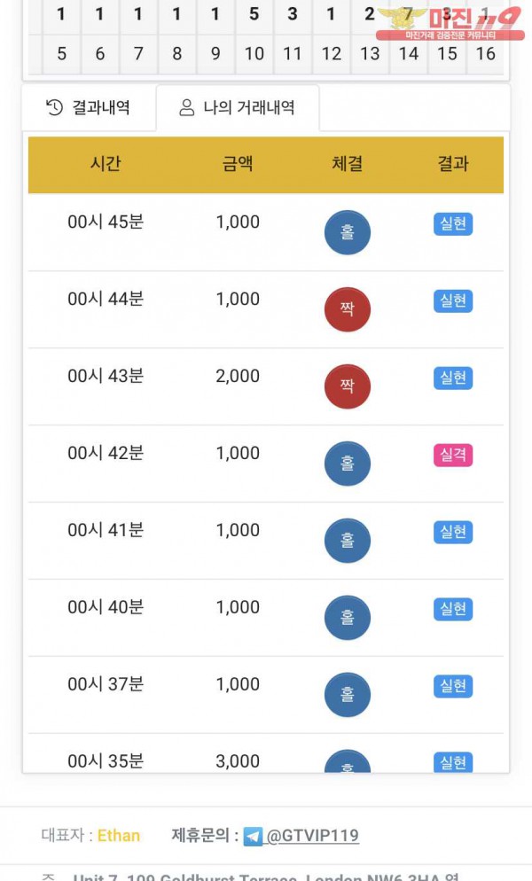 글로벌777점 수익인증