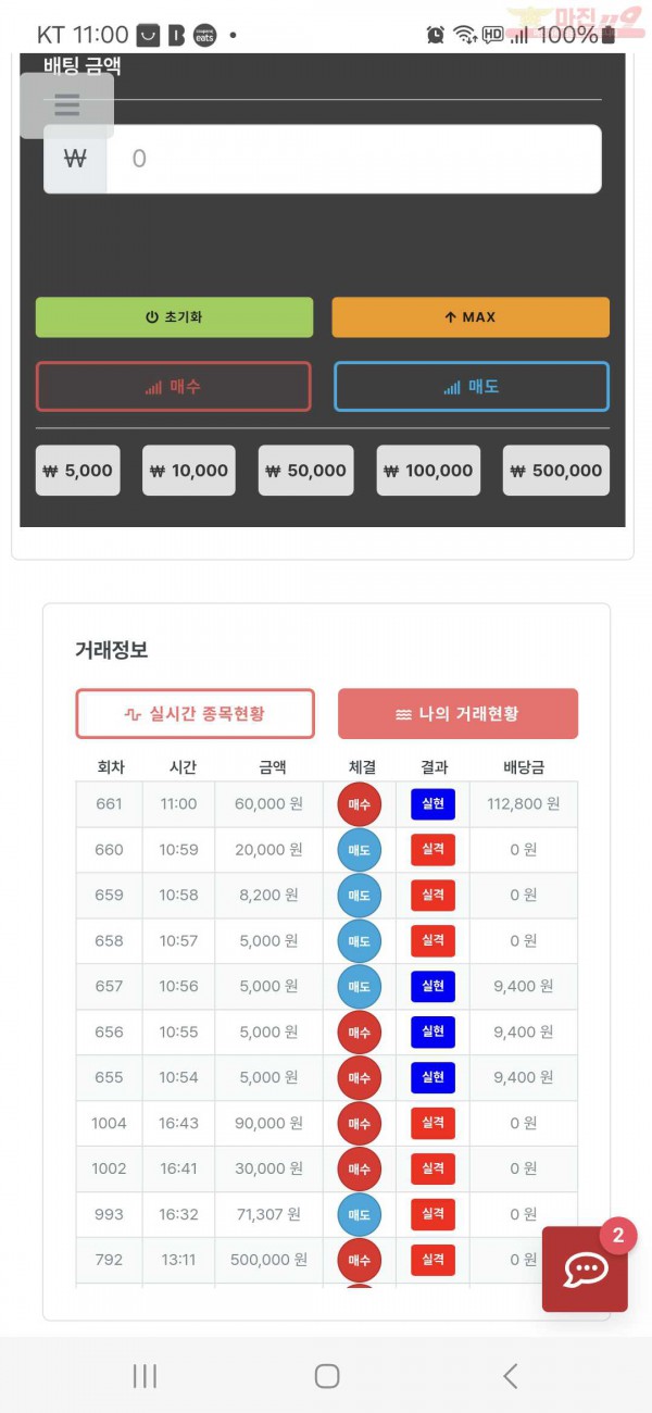 퀸즈점 수익인증