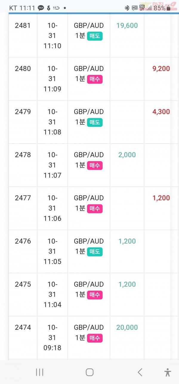 수익인증 페이백점