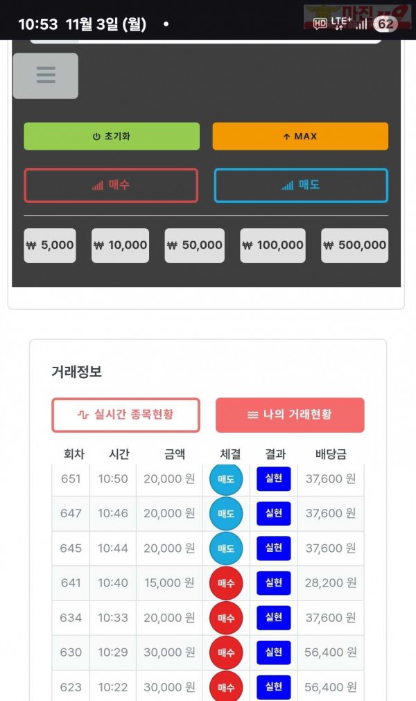 퍼스트트레이딩 신뢰점 11/3월 7연승인증
