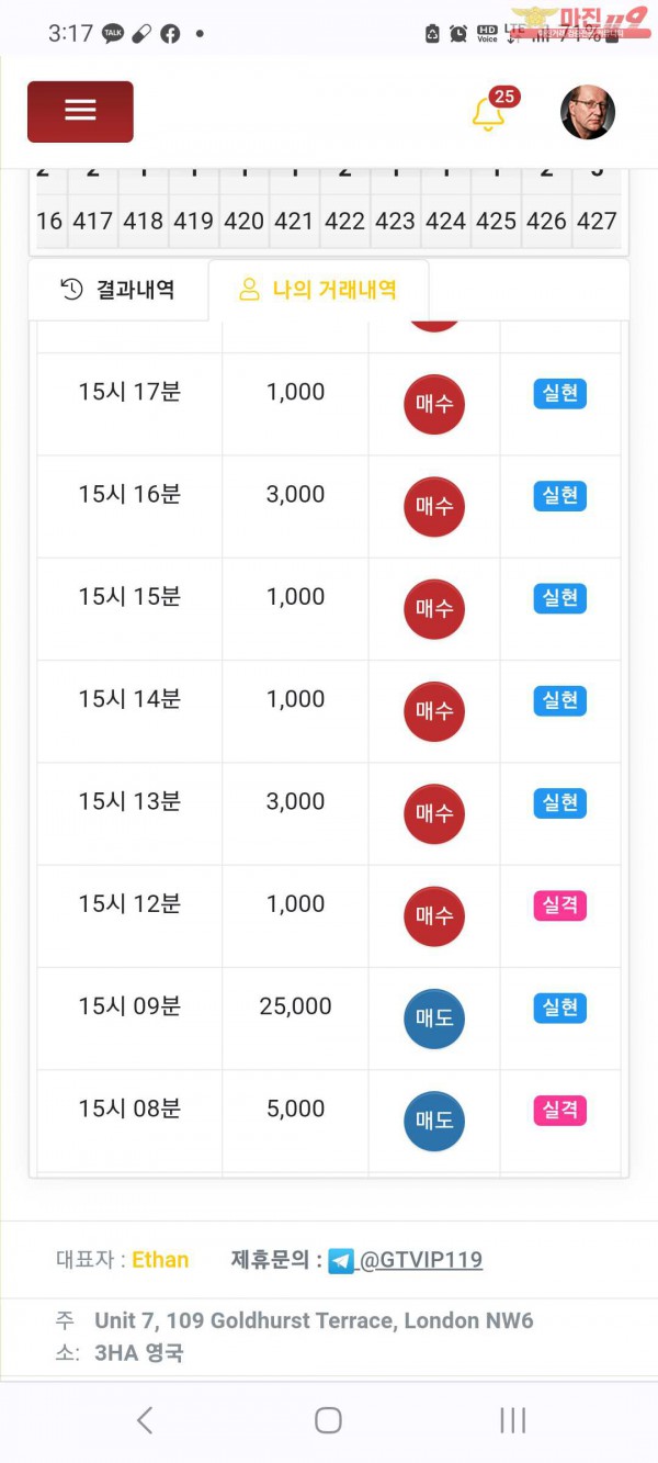 글로벌 국대점 수익인증 올려봅니다