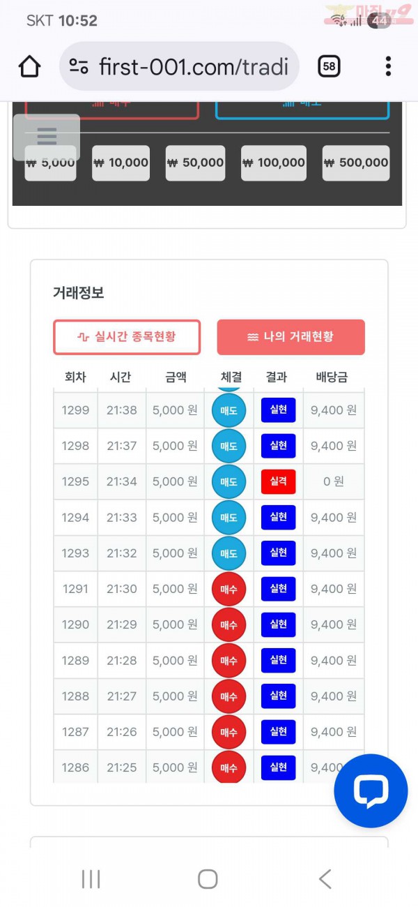 퍼스트 신뢰점 수익인증