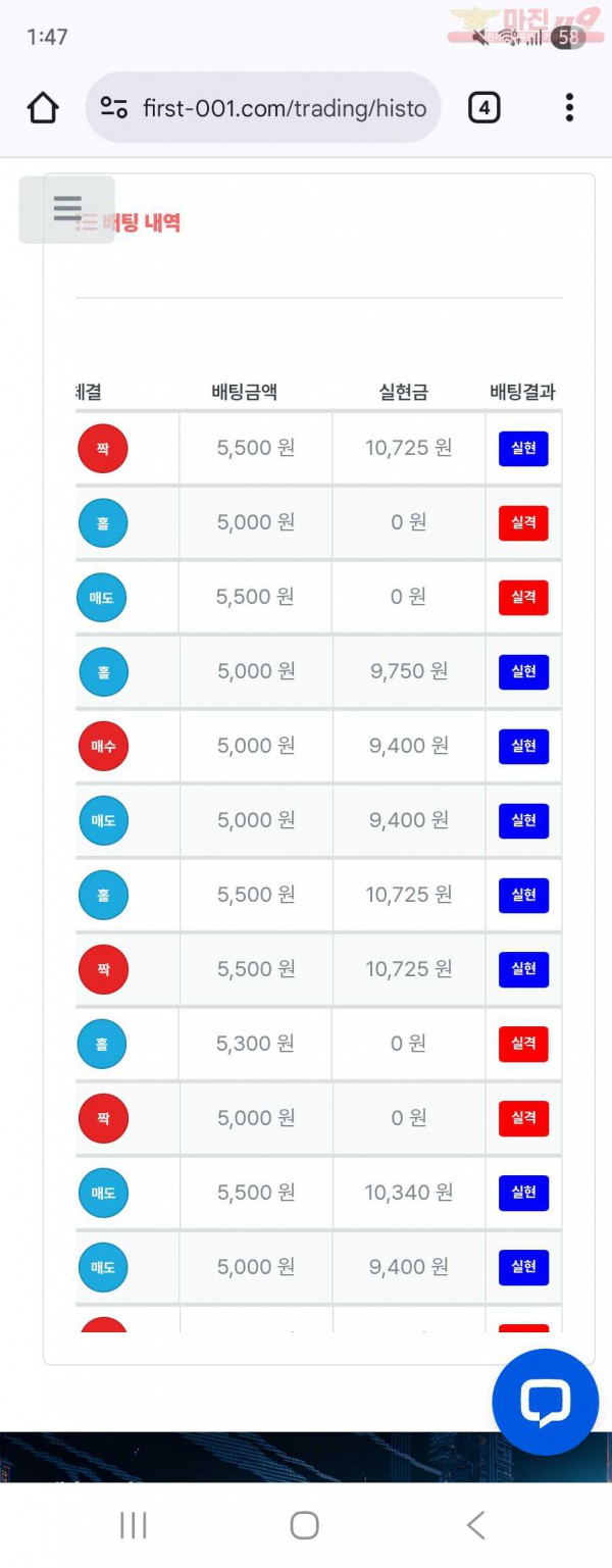 이혜점 수익인증