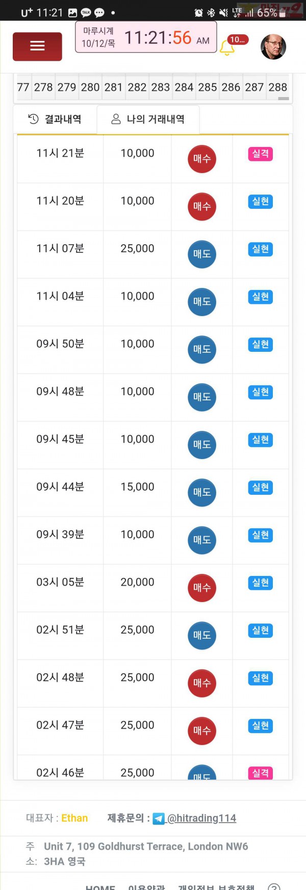 10월 연승왕 이벤트 하이트레이딩 국대지점 12연승 ㅁ여합니다