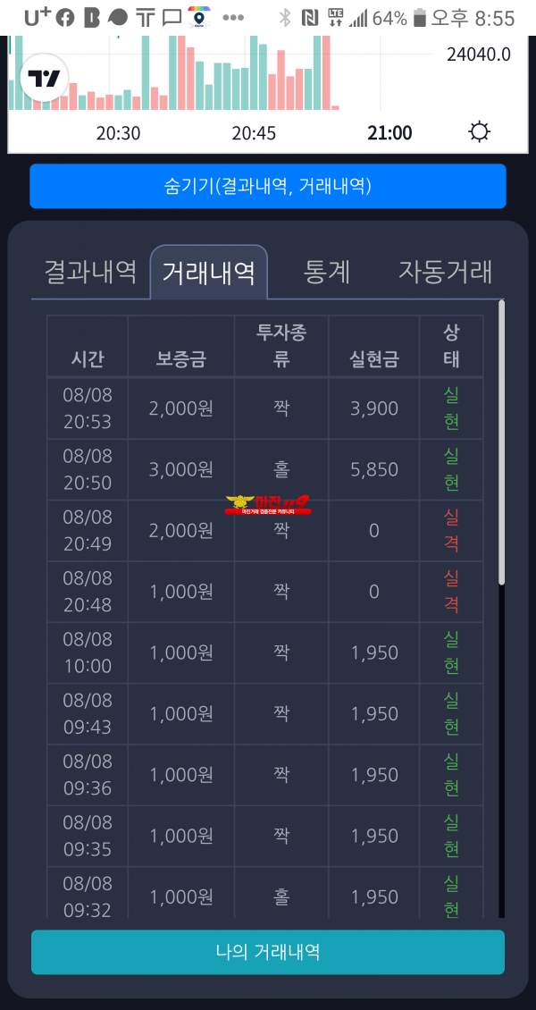 창성 국대점 수익인증입니다