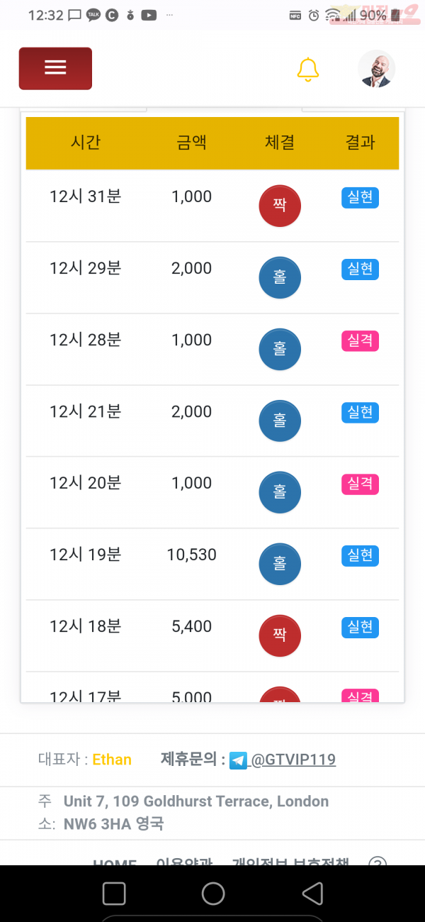 글로벌제니스점 수익인증