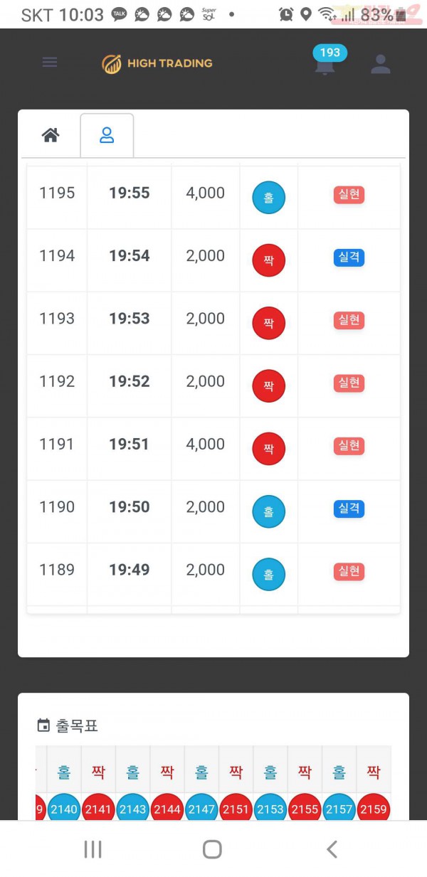 하이트레이딩  국대점  수익인증