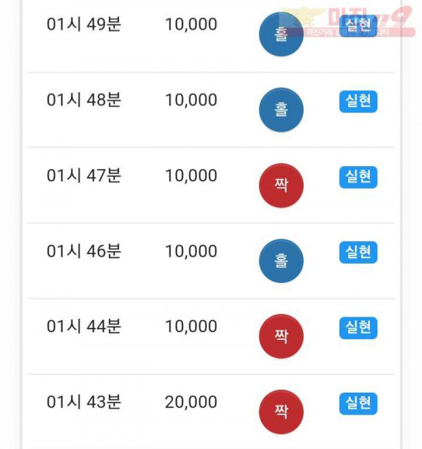 미인점 수익인증