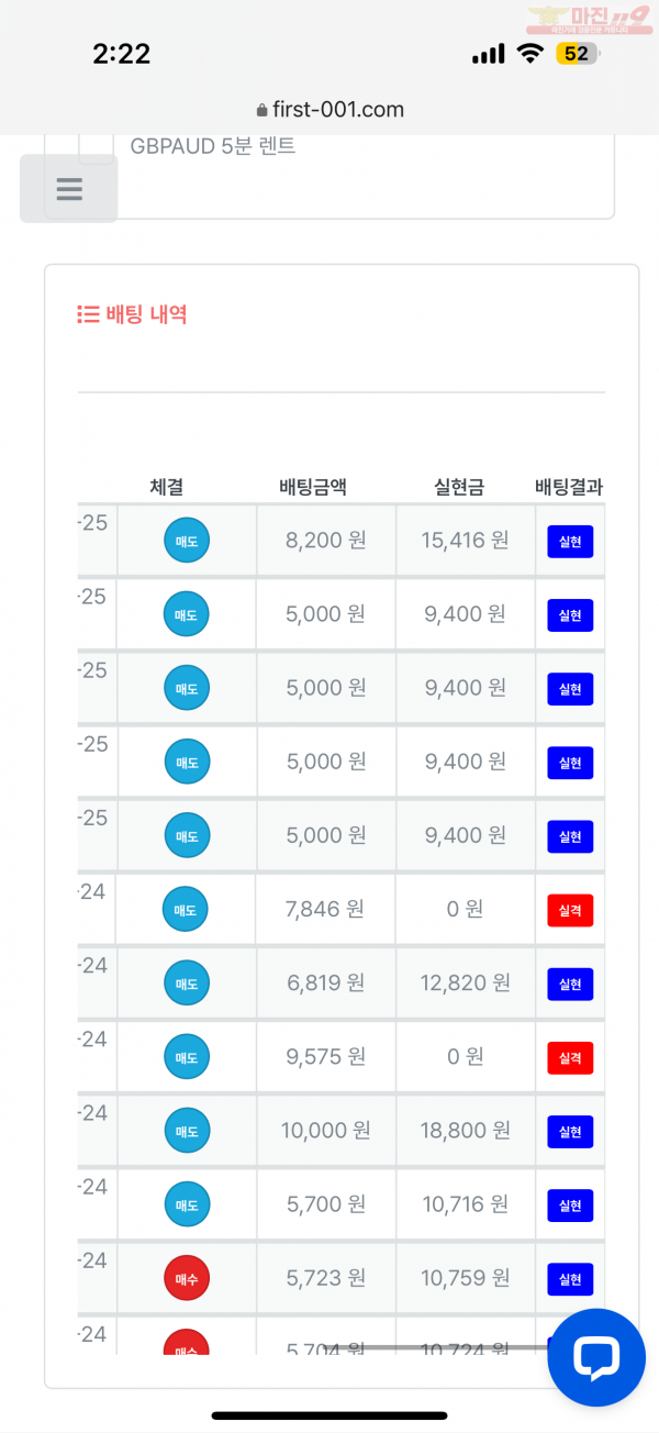 한국점 수익인증