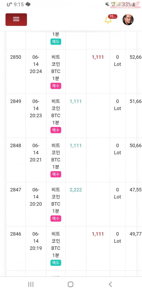 하이트레이딩 777점 수익인증