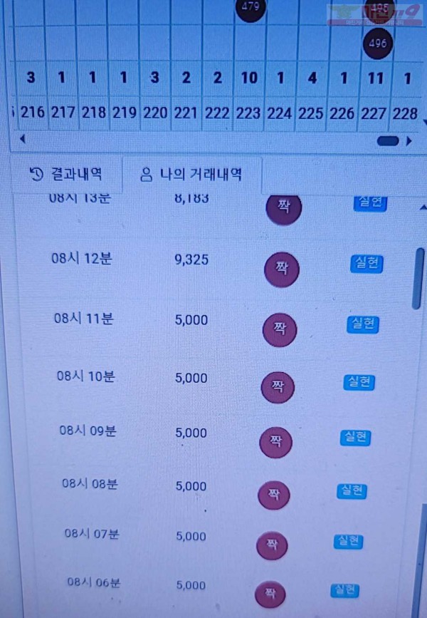 8월 연승이벤트 777점 10연승 참여합니다