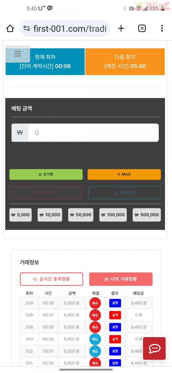 퍼스트믿음점수익인증