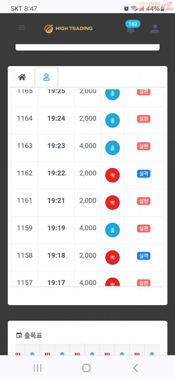 하이트레이딩 국대점 수익인증