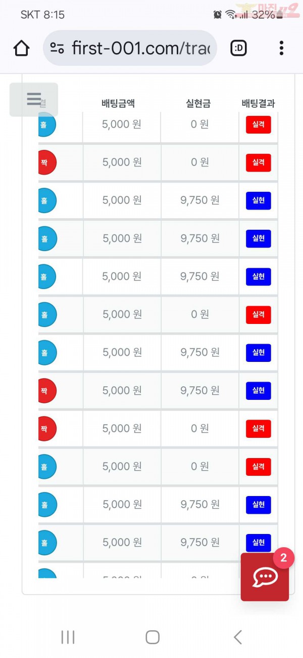 퍼스트 신뢰점 수익인증