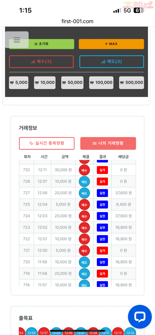 수익인증 페이백점