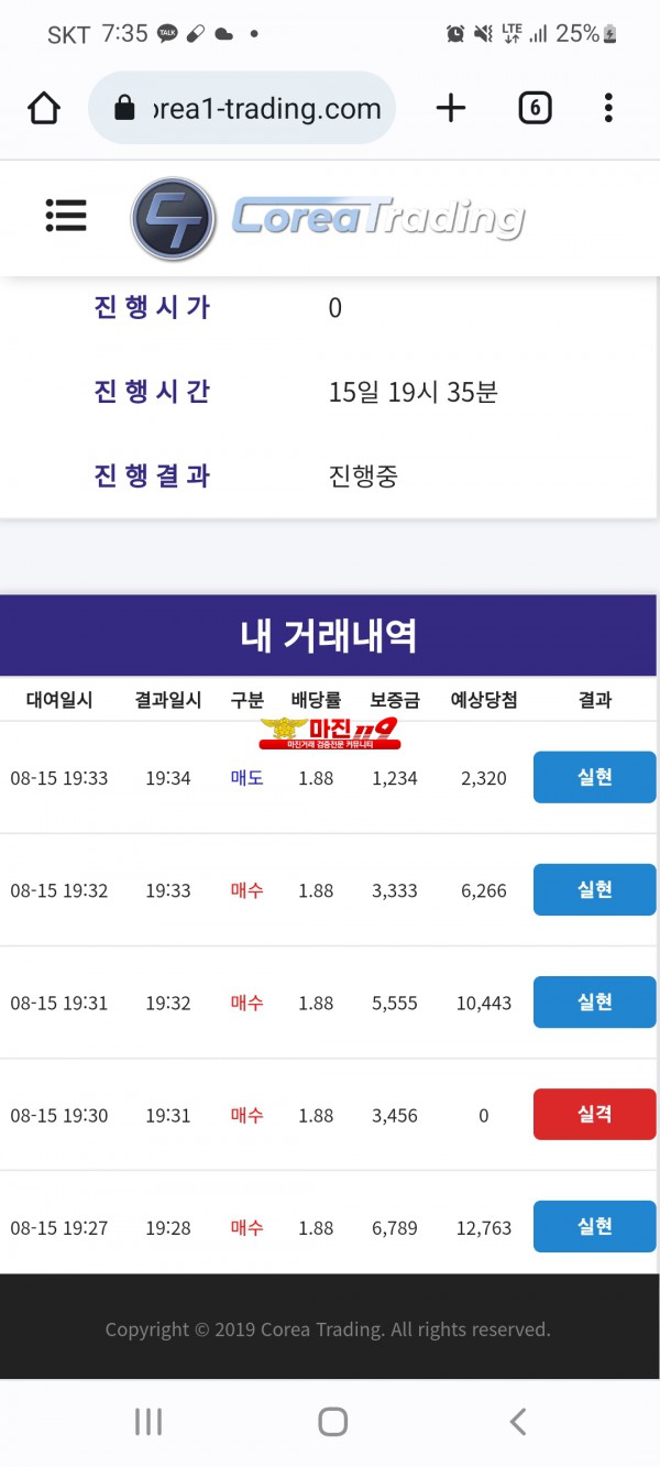 신뢰지사 수익