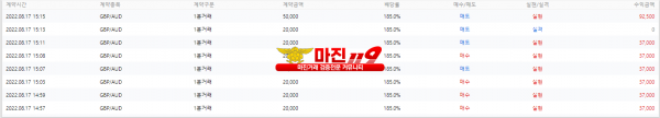 원트레이딩 수요일 오후 수익인증!!!