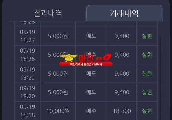창성 실현점 수익인증