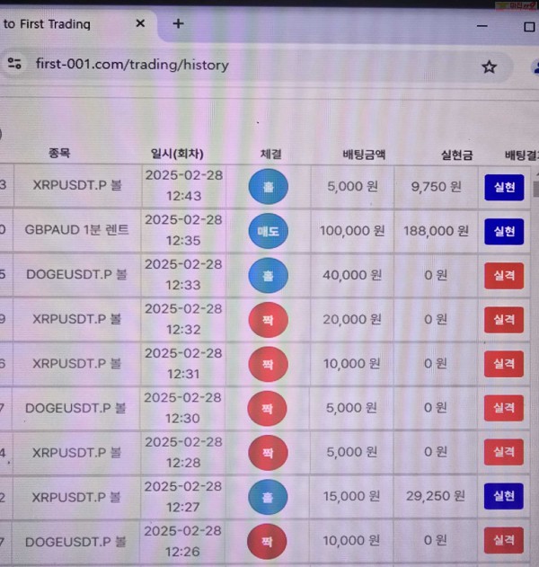 수익인증 페이백점