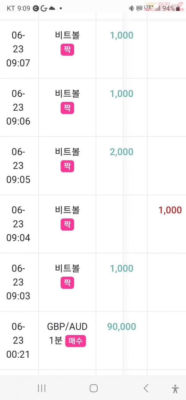 수익인증 페이백점