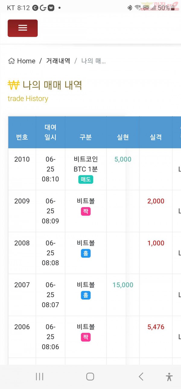수익인증 페이백점