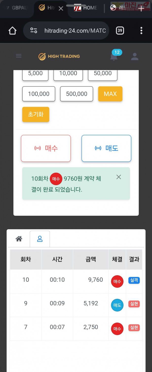 하이트레이딩 수익인증 일등점