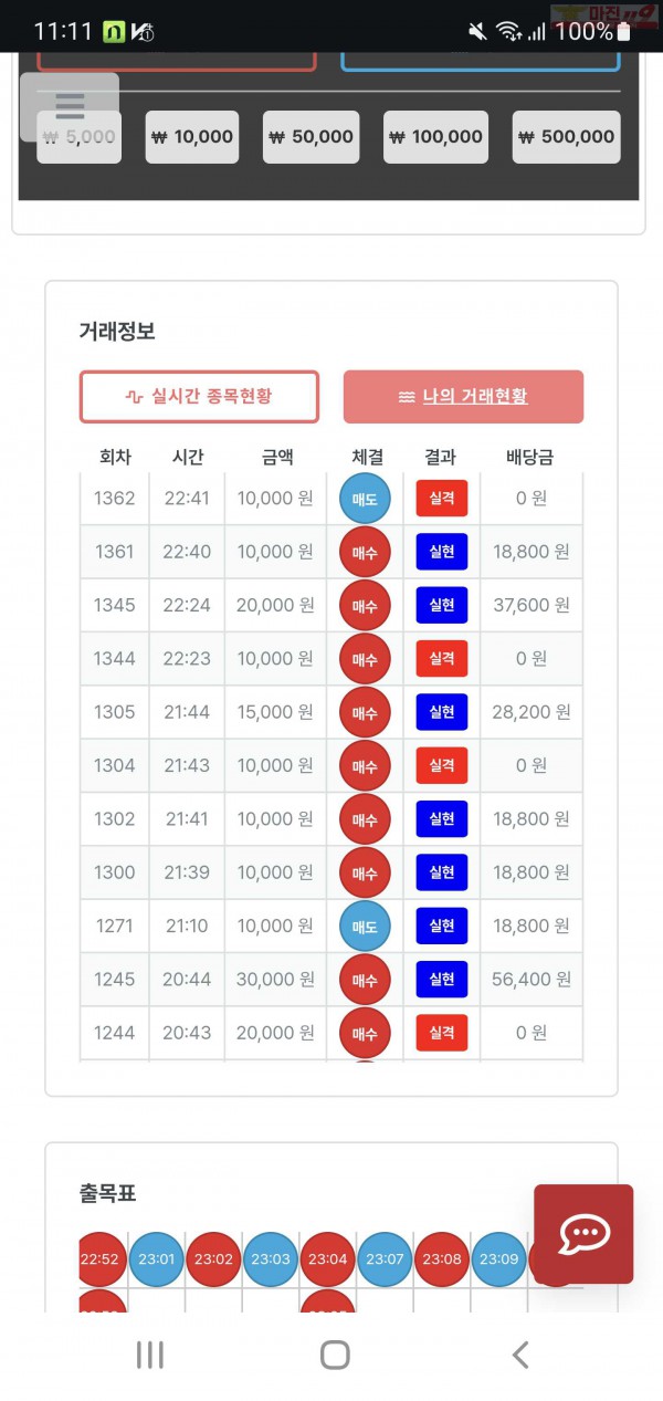 퍼스트 한국점 수익인증