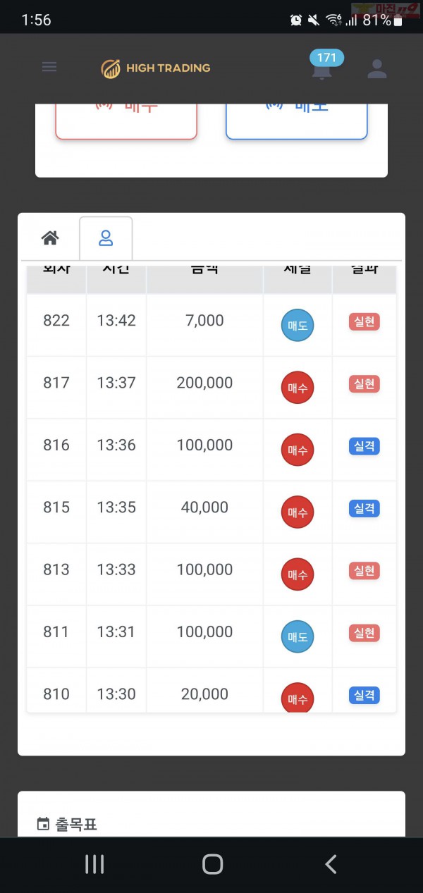 하이트레이딩 일등점 수익인증