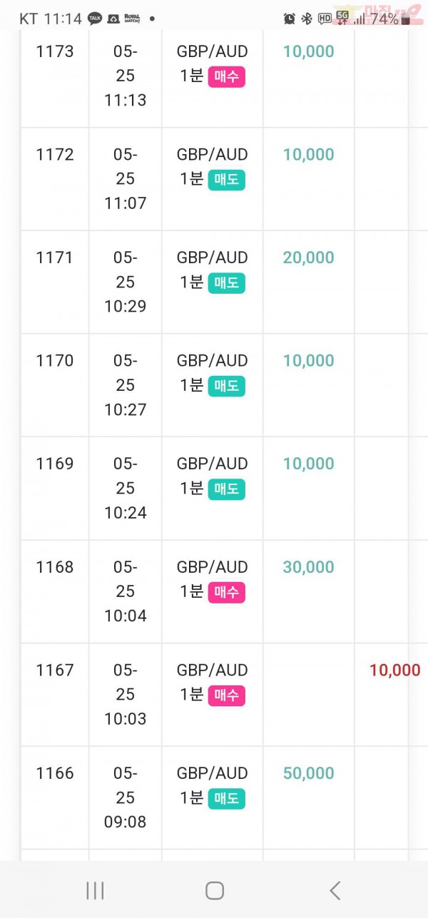 수익인증 페이백점