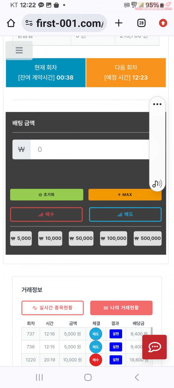 퍼스트 믿 음점수익인증