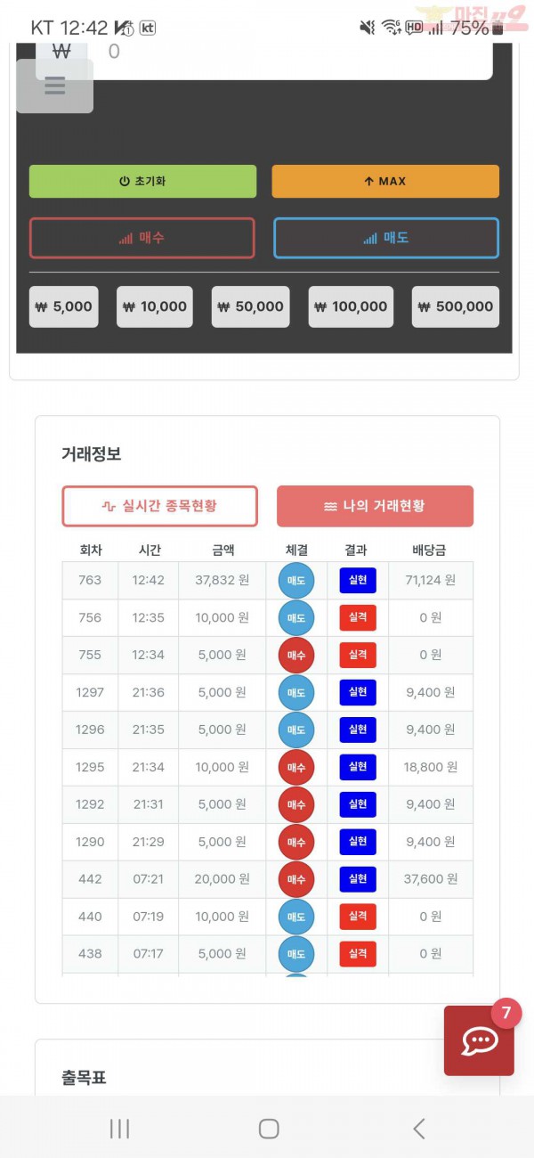 퀸즈점 수익인증