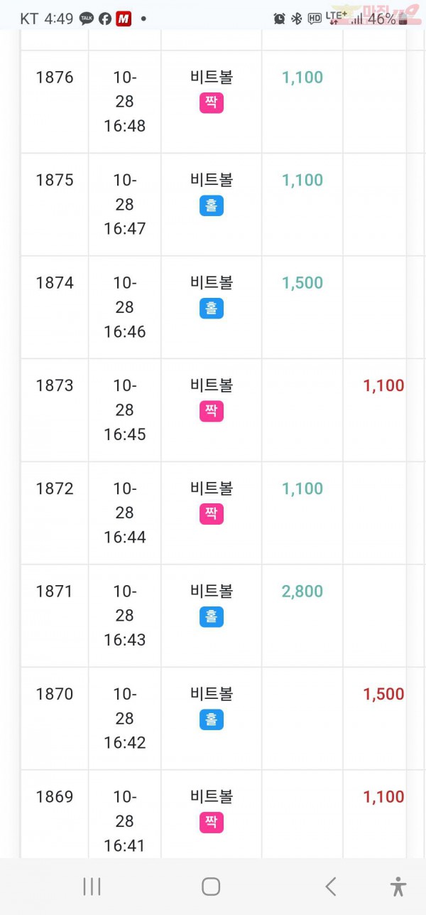 수익인증 페이백점