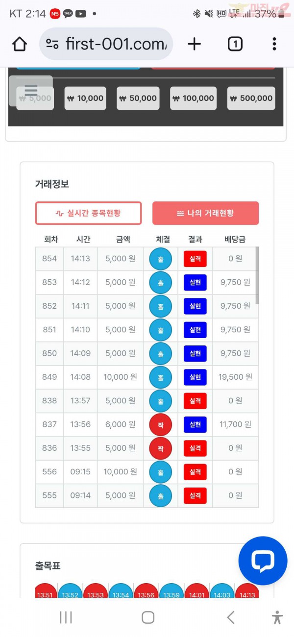 수익인증 페이백점