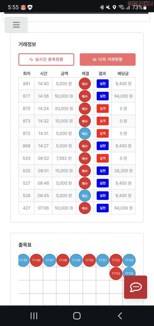 퍼스트 한국점 수익인증