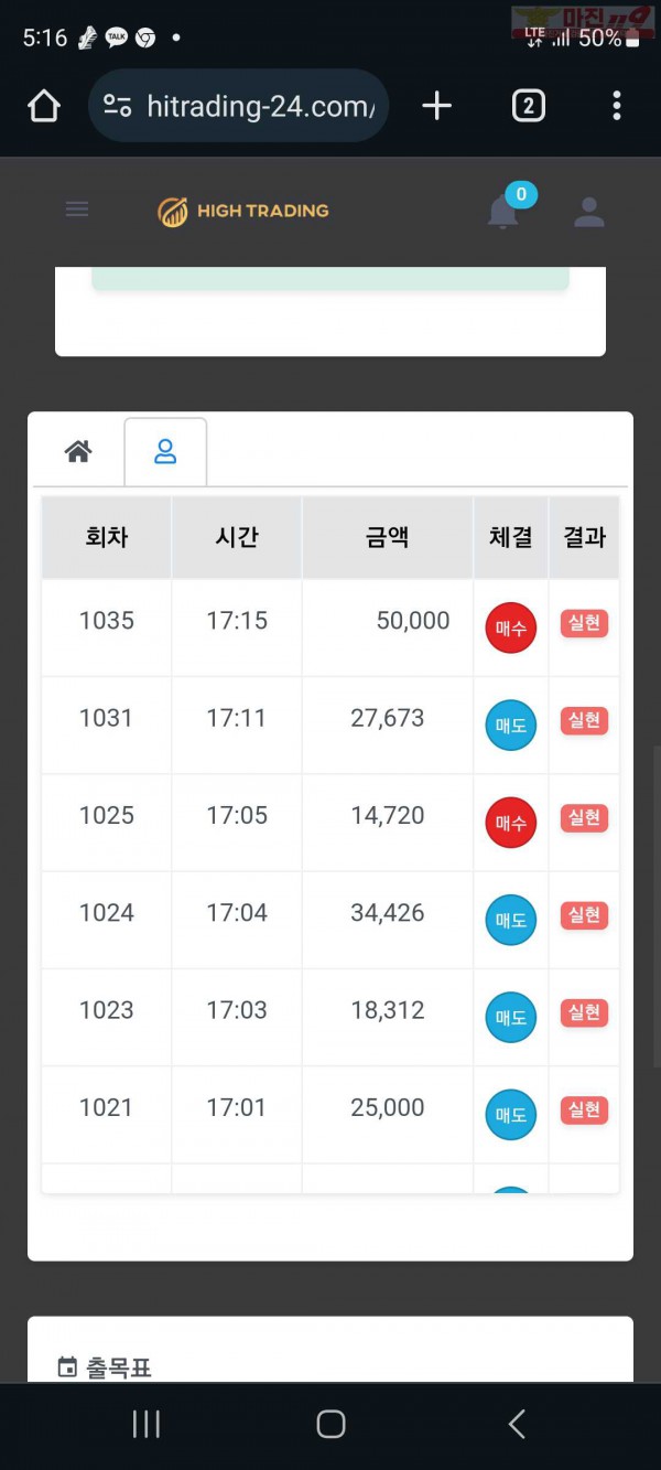 하이 국대점 수익인증