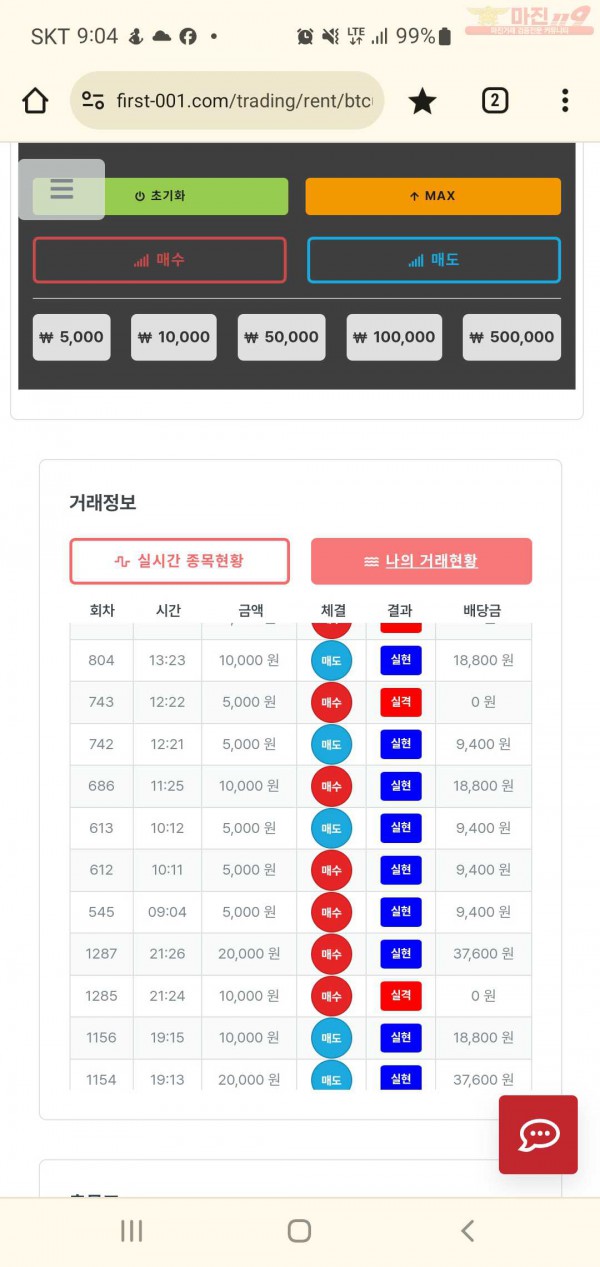 신뢰점 수익인증