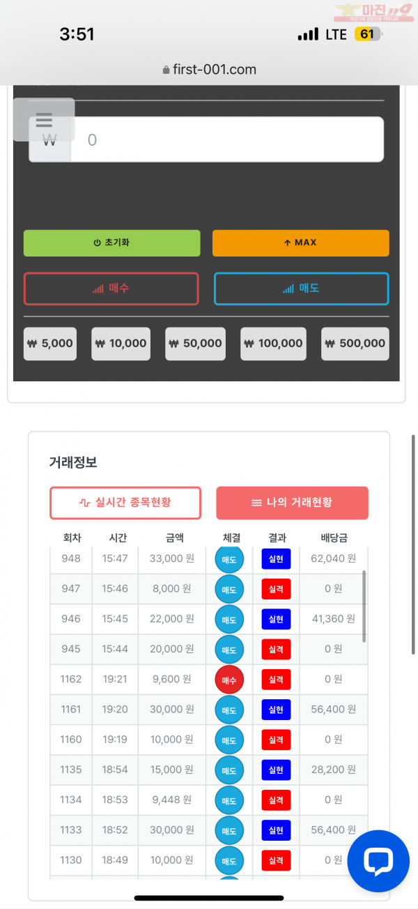 한국점 수익인증