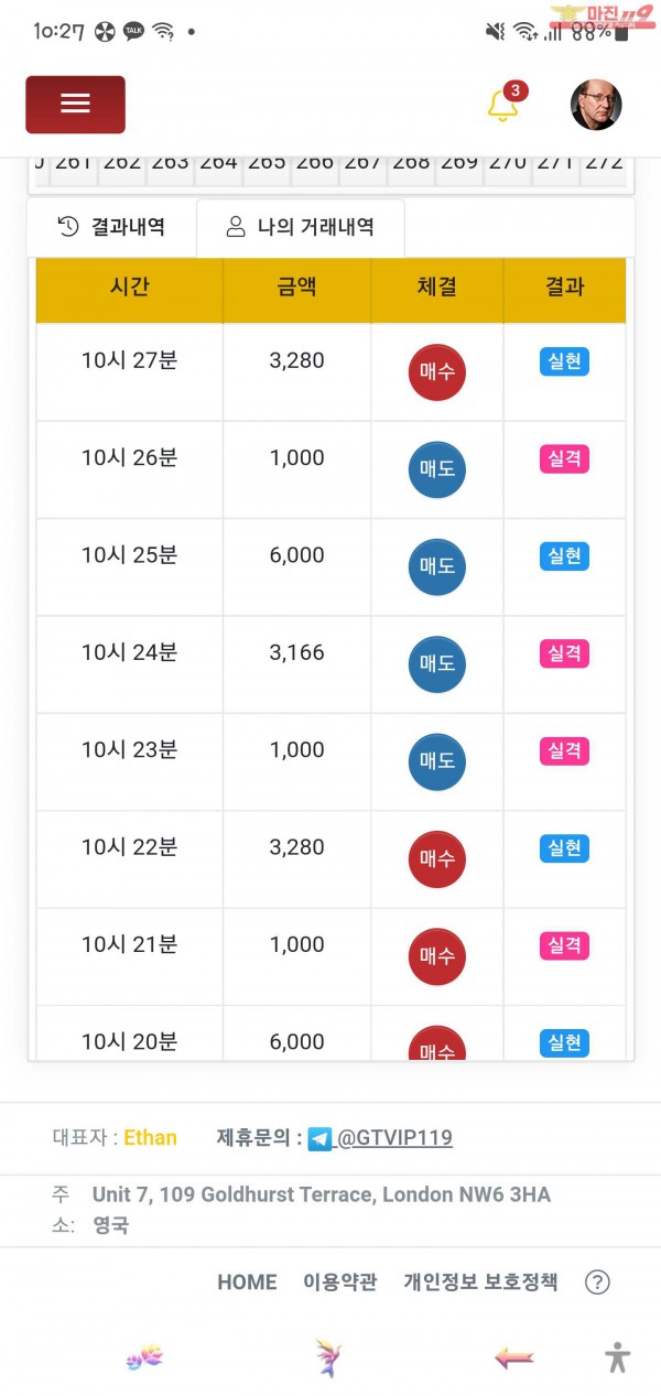 글로벌 일등점 수익인증